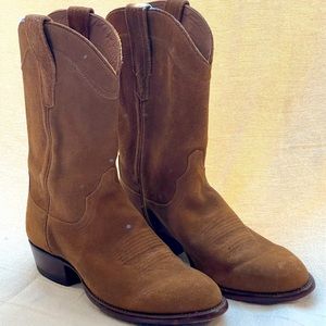 Tecovas suede “The Johnny” boots size 9